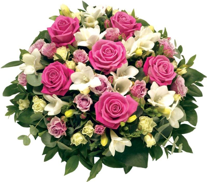 Pink and White Rose Posy.