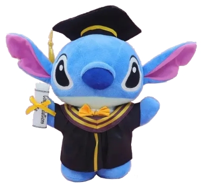 Graduation Stitch plush