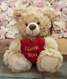 Fawn Bear with I love you heart