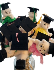 Mini Graduation Bouquet Bears
